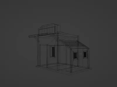 Wild West Jail 3D print model