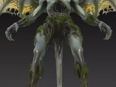 Swamp Corrupted Beast 3D model