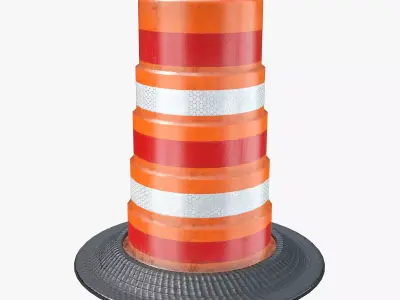 Traffic Drum 3D model