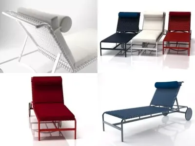 Rimini Sunbed 3D model