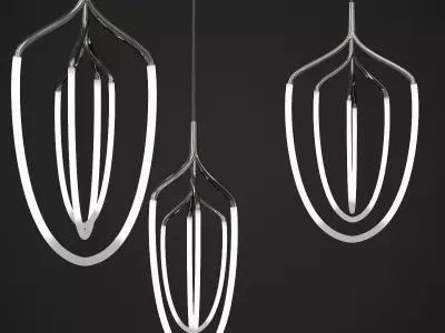 Lamparas modernistas 3D model