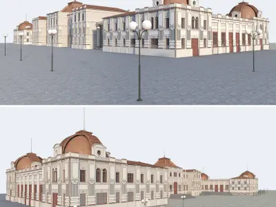 Old central building  3D model