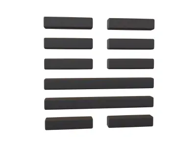 I Ching Hexagrams 46 sheng v1 001 Low-poly 3D model