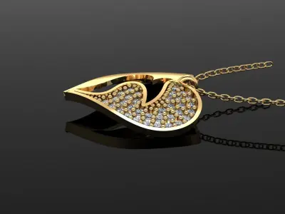 Pendant P094 3D Print Model 3D print model