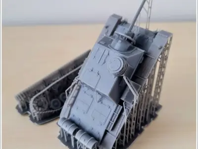 SU-76i 76mm SPG commander version - Soviet army WW2 Second World 3D print model