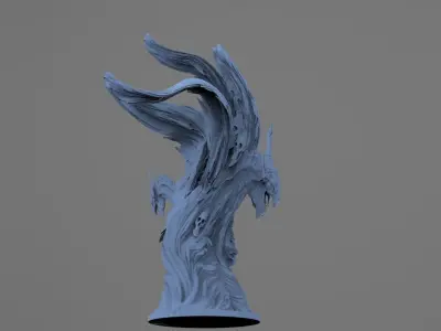 Dantes Purgatory tree 2  3D model