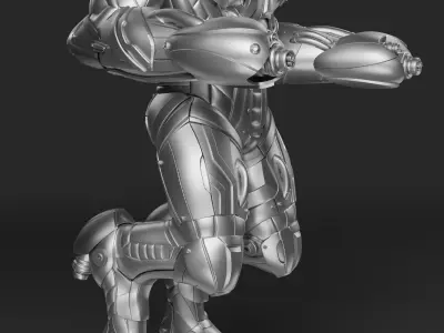 Soldier Robot Character  3D model