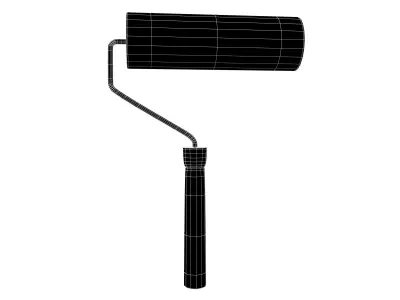 Paint Roller V1 003 Low-poly 3D model