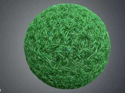 Stylized Grass Vol 17 - Hand Painted Texture Pack Texture