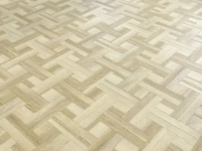 Parquet - Laminate - Wooden floor 2 in 1 Low-poly 3D model 154