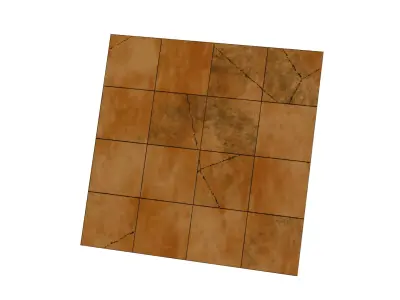 Cracked Dirty Ceramic Floor Tiles 2k Texture Texture
