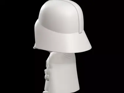 Darth Vader Star Wars Chibi Style Figure 3D print model