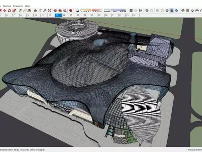 Sketchup Shopping Center F2 3D model