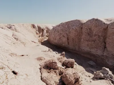 Desert Wash Ravine Canyon Scan A 3D model