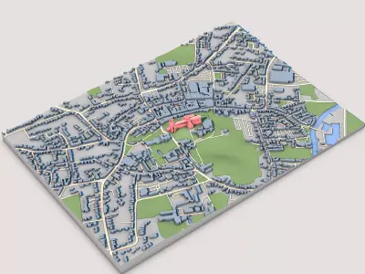 Ely Cathedral Cambridgeshire United Kingdom 3D model