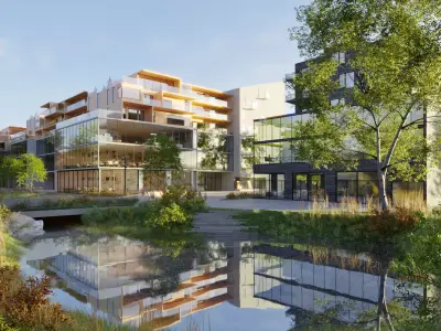 Building Pond 3D model