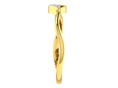 Women Ring Render 3dm STL OBJ FBX  3D print model order