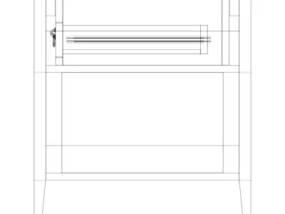 coffee table Low-poly 3D model