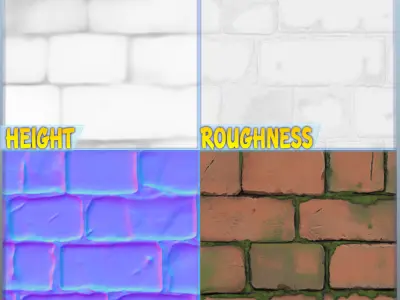 Stylized Wall Seamless Texture Texture 33