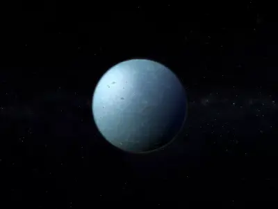 Alien Planet 08 Low-poly 3D model