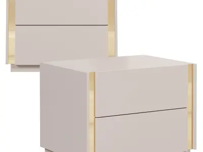 Baghi Bedside Table By Evanyrouse 3D model