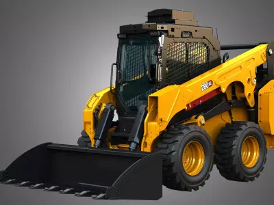 280XE Skid Steer Loader - Bucket 3D model