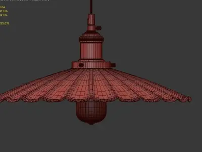 Hanging lamp Romatti Grand White  3D model