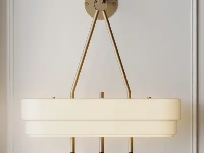 Spate Wall Light by BERT Frank 3D model