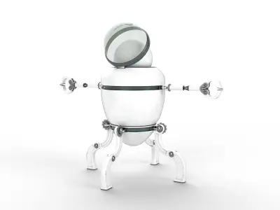 Rob 3000 Low-poly 3D model