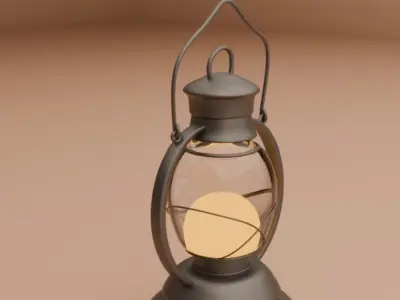 lantern 3D model 14