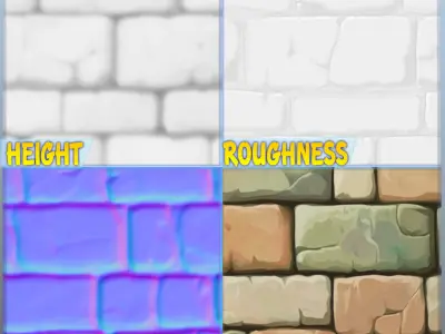 Stylized Wall Seamless Texture Texture 46