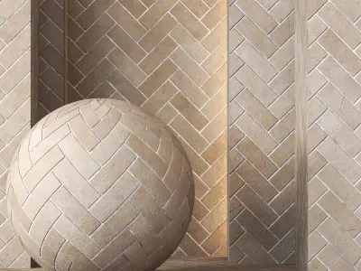 Brick Tile Flooring 4K - Seamless Texture order