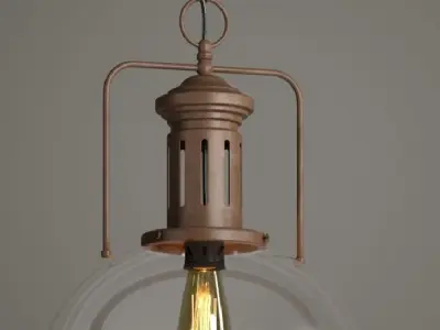 Hanging  lamp LOFT HOUSE P-122 3D model