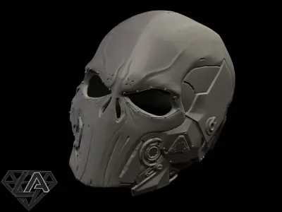 Sci-fi punisher helmet 3D print model