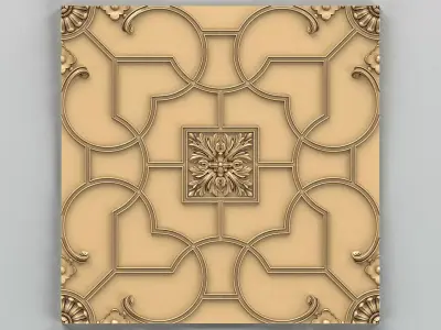 Wall panel 037 3D model