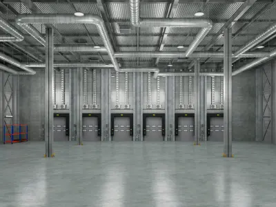 Warehouse Logistic 9 interior 3D model