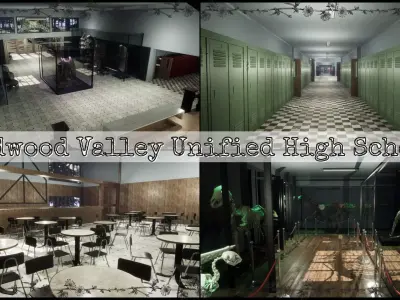 Redwood Valley Unified High School EducationalEnvironment 3D model