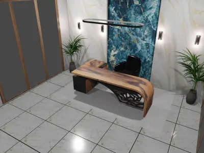 Office Interior Design 3D model