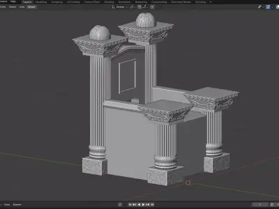 Gothic Thrones 3d print design 3D print model