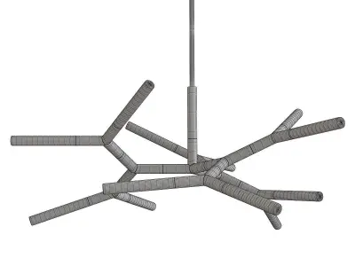 Kryptonite LED Chandelier Low-poly 3D model