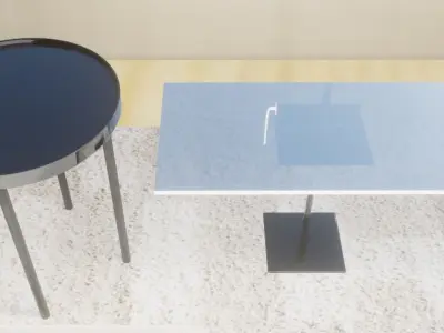 Cute style Living Room 3D model