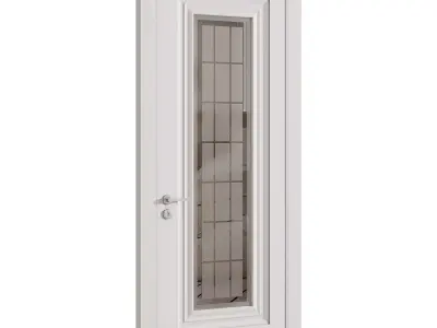 Interior door 17 Low-poly 3D model