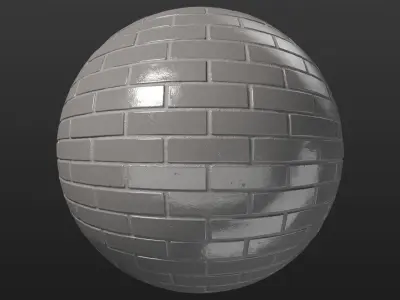 Shiny blue brick tiles texture Texture