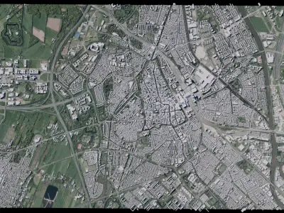 Utrecht - Netherlands 3D model
