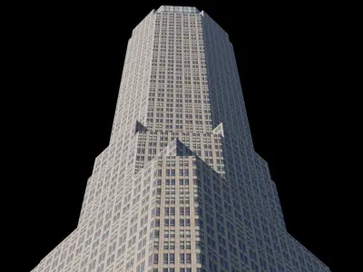 383 Madison Ave - NYC Low-poly 3D model