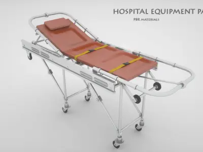  HOSPITAL EQUIPMENT PACK 3D model