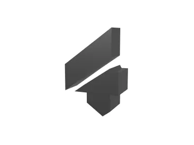 Sci-Fi Number 4 v1 001 Low-poly 3D model