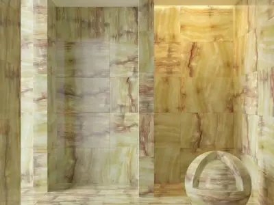Marble wall 182 3D model