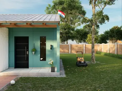 Lumion Exterior Scene House 01 3D model