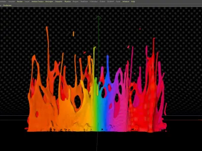 Paint Splash Animated 3D model